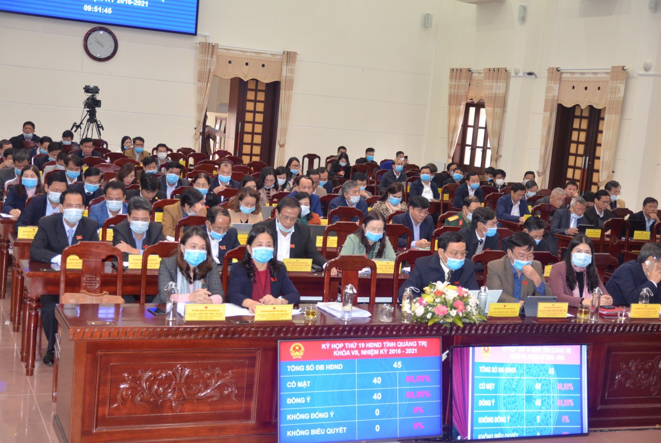 Bế mạc kỳ họp thứ 19 HĐND tỉnh khóa VII, nhiệm kỳ 2016 - 2021: Thông qua 34 nghị quyết quan trọng