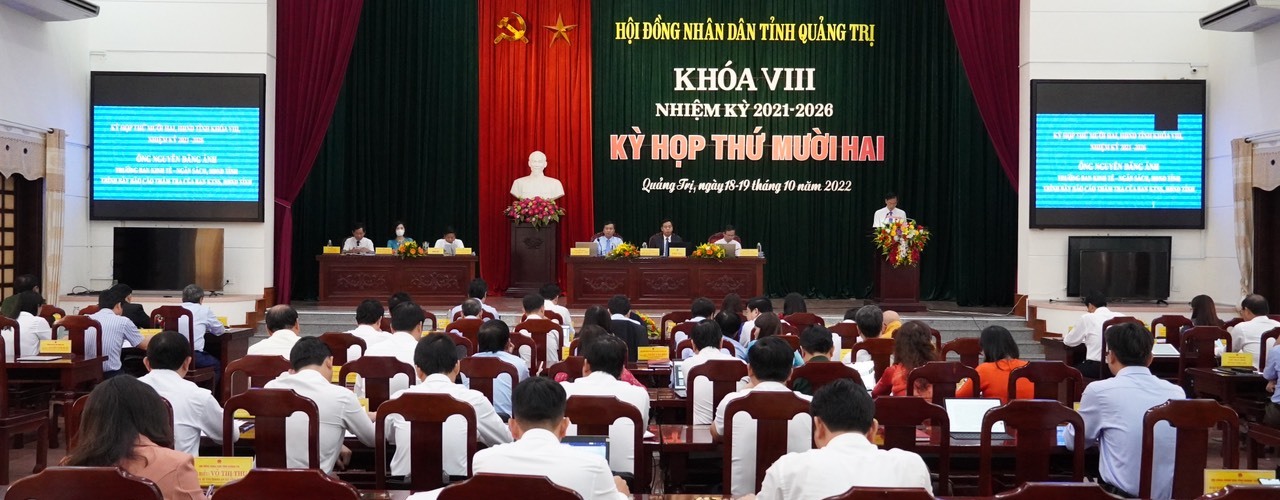Quảng Trị tổ chức kỳ họp thứ Mười hai, HĐND tỉnh khóa VIII